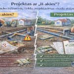 Projektas ar „iš akies“? Kodėl lauko inžinerinių tinklų projektavimas visada atsiperka