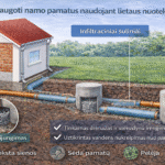 Kaip apsaugoti namo pamatus naudojant lietaus nuotekų sistemas