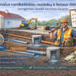 Profesionalus vandentiekio, nuotekų ir lietaus sistemų įrengimas: kodėl neverta taupyti