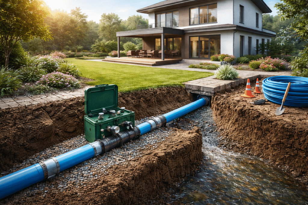 Vandentiekio įrengimas individualiam namui: nuo projekto iki pajungimo