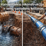 Vandentiekio rekonstrukcija ir senų vamzdynų keitimas